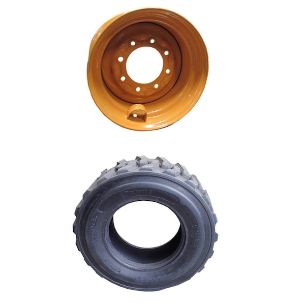 Aic Replacement Parts One 12-Ply 12 x 16.5 Tire w/ Rim Fits Case Skid Steer Loaders 12-16.5-TANRIM - main
